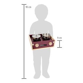 small foot Drevený kempingový sporák