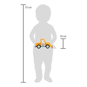 small foot Drevený nakladač s lopatou