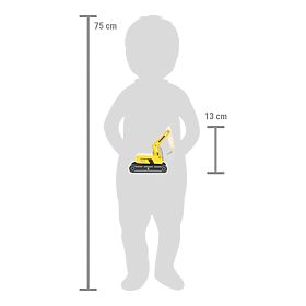 small foot Drevený pásový bager