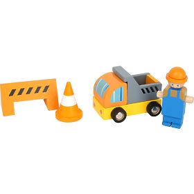 small foot Drevený žeriav s príslušenstvom