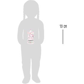 small foot Hracia skrinka koníkový kolotoč ružový, small foot