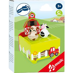 small foot Hudobná skrinka farma