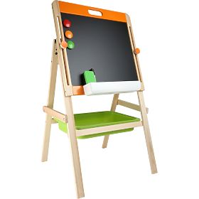 small foot Kompaktná detská tabuľa na kriedu aj magnet