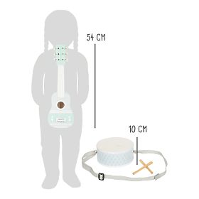 small foot Pastelová hudobná sada 3 ks