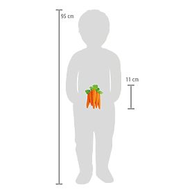 small foot Plstené potraviny mrkva, small foot