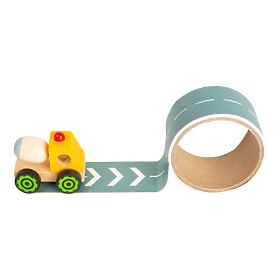 small foot Stavebný stroj s cestou 1 ks žltá, small foot