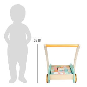 small foot Vozík s kockami