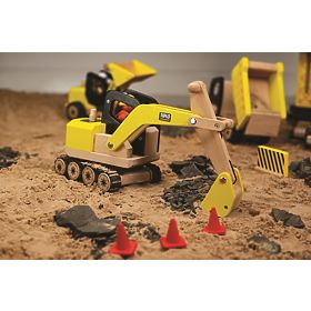 Tidlo Drevený bager s lyžicou