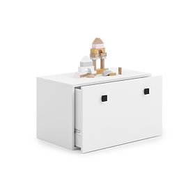 Truhlica na hračky Inga - čierna rukoväť