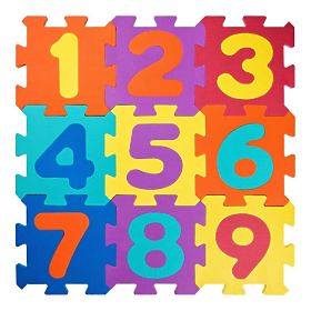 Veľké penové puzzle – Číslice, Plastica