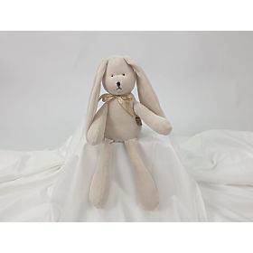 Velúrová hračka Králiček 35 cm - béžový