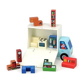 Vilac Drevená logická hra Nalož to správne! Sťahováci, Vilac