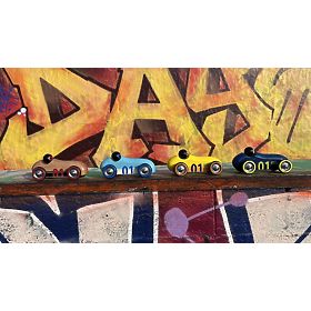 Vilac Drevené auto Old Sport Compet prírodné