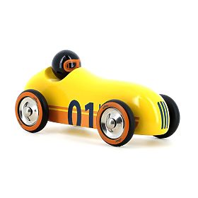 Vilac Drevené auto Old Sport Compet žlté, Vilac