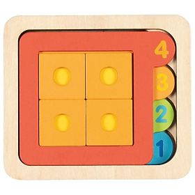Vrstevné puzzle tvary a čísla, Goki