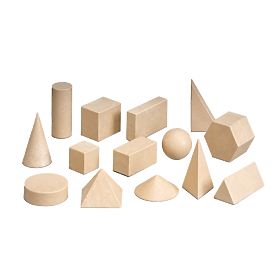 Wissner Drevená sada geometrických telies 14 ks, Wissner