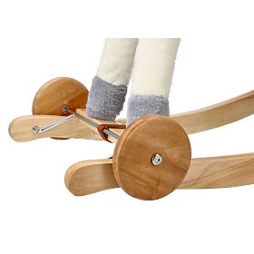 Zlatý hojdací jednorožec s kolesami, AdamToys