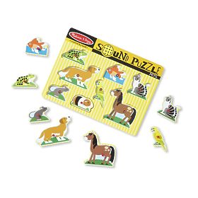 Zvukové puzzle - Domáce zvieratá, Melissa & Doug