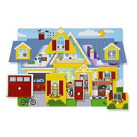 Zvukové puzzle - Okolo domu