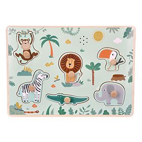 Zvukové puzzle - safari, AdamToys