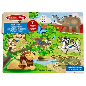 Zvukové puzzle Zvieratá zo Zoo, Melissa & Doug